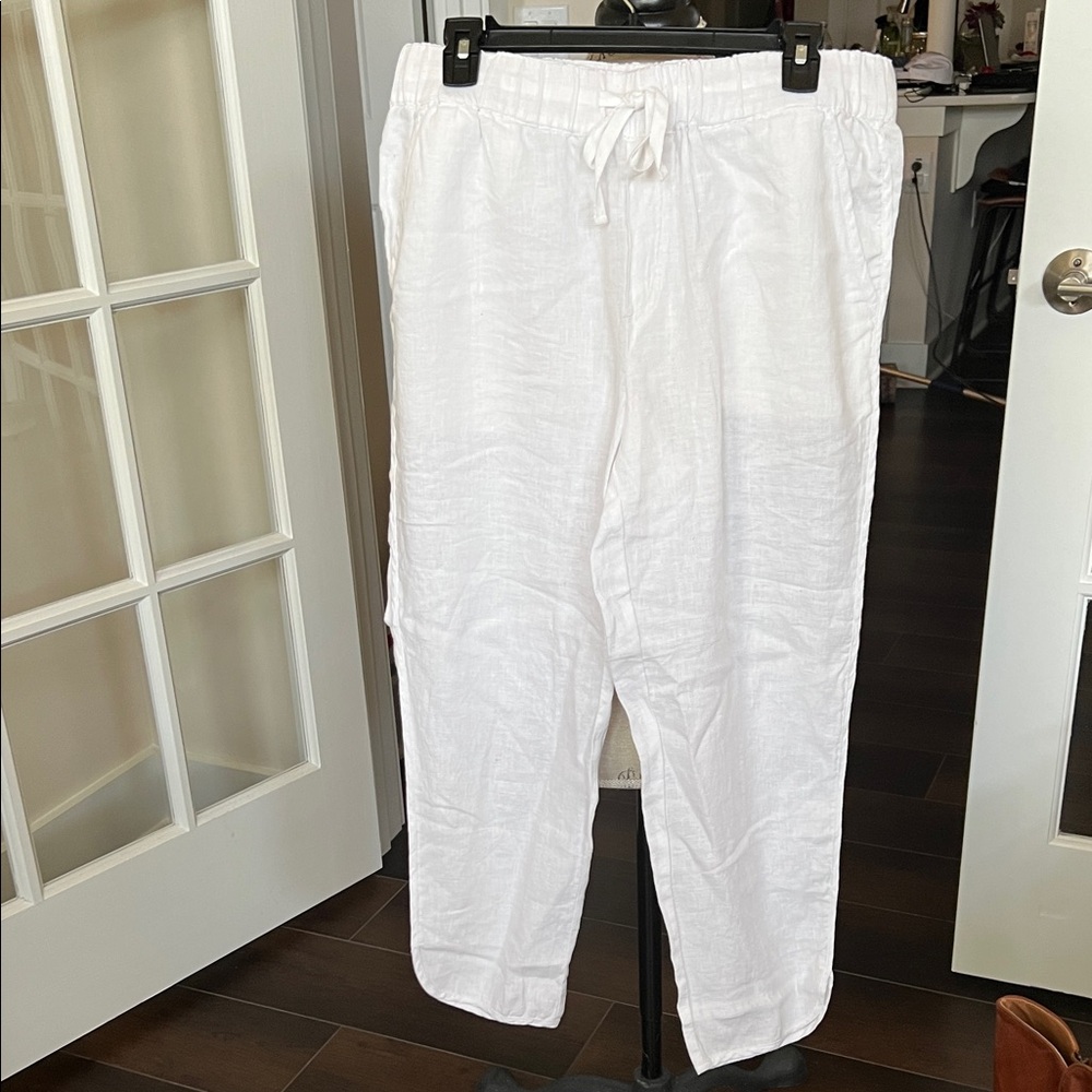 Notdstrom Caslon Capri Linen Pants